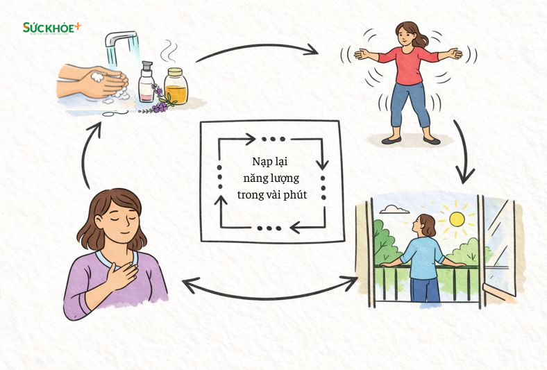 Giải tỏa căng thẳng, phục hồi năng lượng với một số cách đơn giản