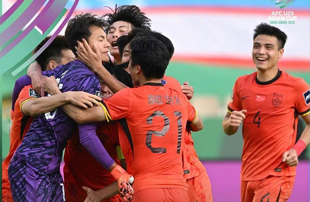 Thủ môn Li Hao là 80% sức mạnh của U23 Trung Quốc - Ảnh: AFC