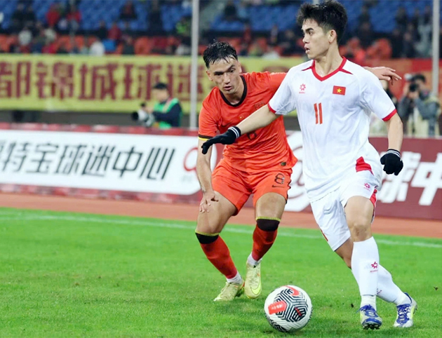 Văn Khang cùng đồng đội đã sẵn sàng để chiến thắng U23 Trung Quốc như đã làm được tại giải giao hữu Panda Cup 2025 ngay trên sân khách