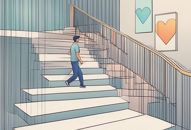 Nhịp tim tăng nhanh khi leo cầu thang có thể cho thấy trái tim của bạn chưa thực sự khỏe