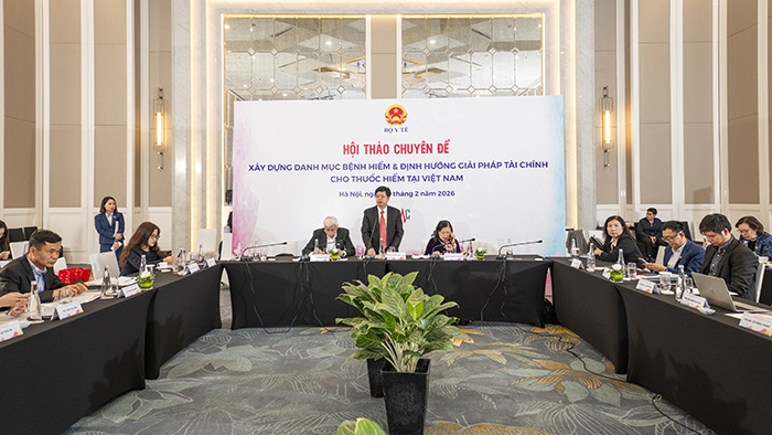 Toàn cảnh Hội thảo chuyên đề về xây dựng Danh mục bệnh hiếm và nghiên cứu cơ chế tài chính bền vững cho thuốc hiếm tại Việt Nam