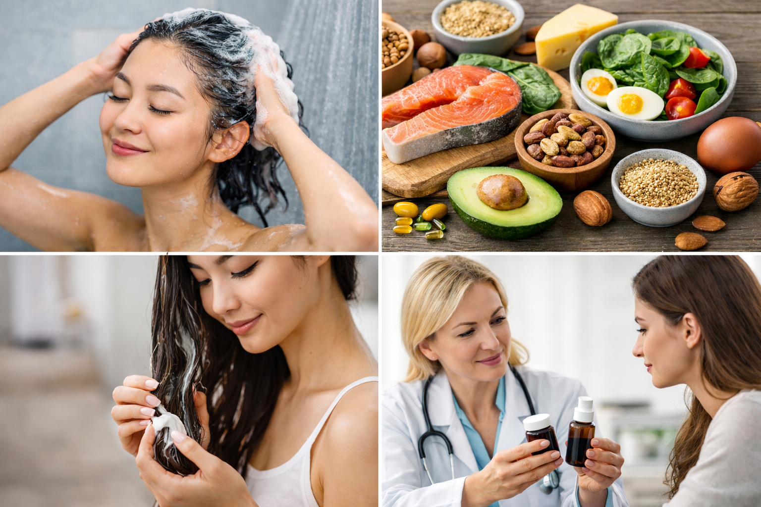 Một số giải pháp giúp giảm rụng tóc, giúp mái tóc khỏe mạnh