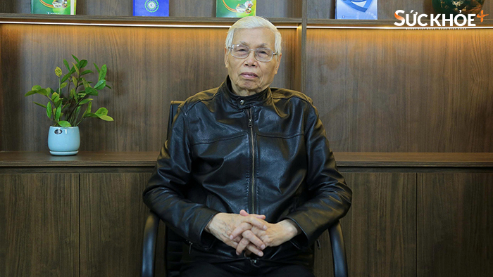 PGS.TS Lê Văn Truyền, Nguyên Thứ trưởng Bộ Y tế, Chủ tịch danh dự Hội Dược sĩ bệnh viện Việt Nam - Ảnh: Hiệp Nguyễn/Sức khỏe+