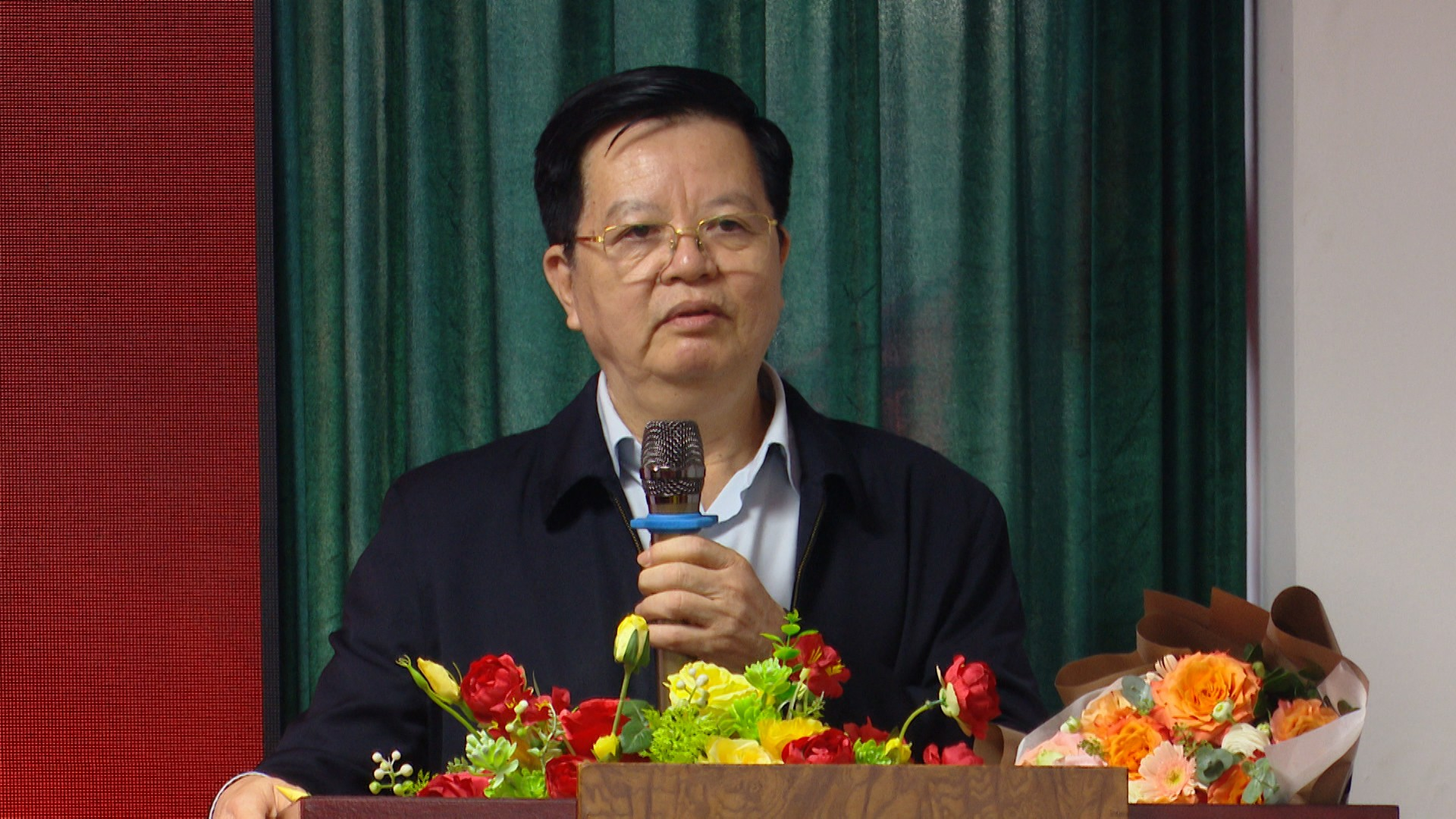 Phó Thủ tướng Chính phủ Mai Văn Chính phát biểu khi đến thăm, làm việc với Viện Đông y Việt Nam - Ảnh: Thái Bình