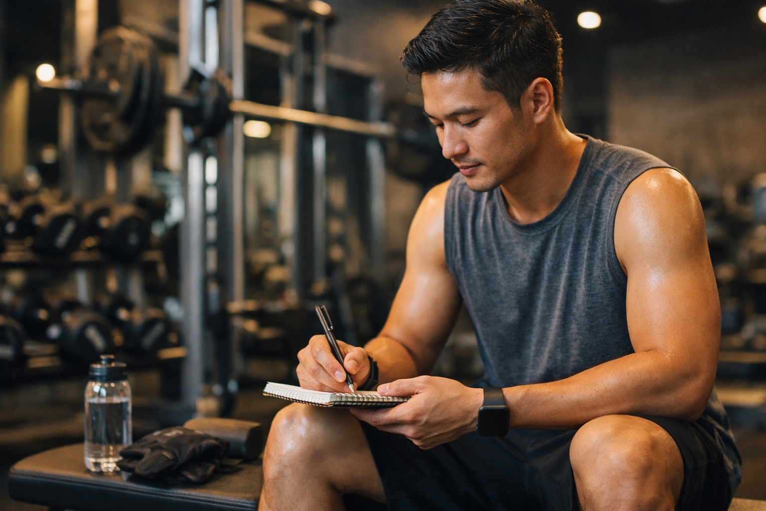 Ghi chép quá trình tập luyện để theo dõi sự tiến bộ từng ngày