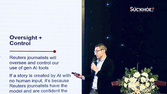 Điểm Reuters nhấn mạnh là phóng viên, biên tập viên vẫn là người chịu trách nhiệm xuất bản