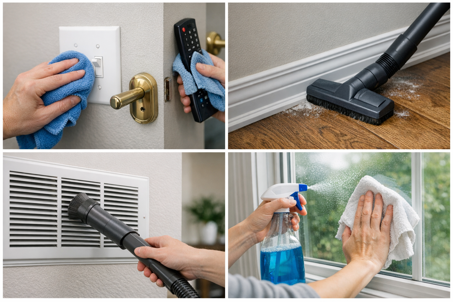 4 vị trí trong nhà dễ bị tích tụ bụi bẩn, nấm mốc