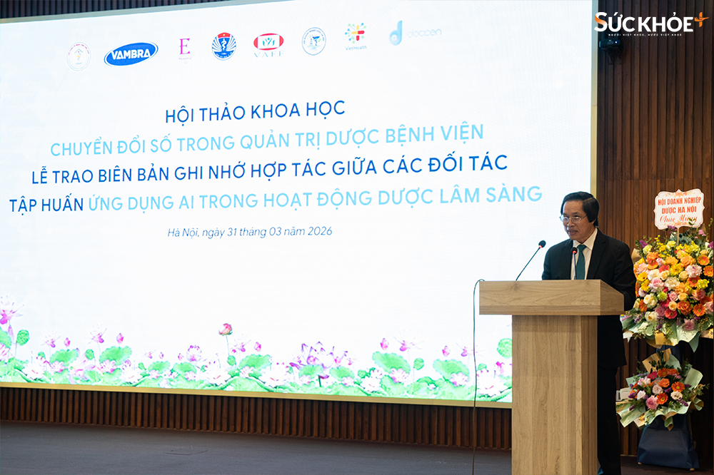 TS Cao Hưng Thái, Chủ tịch Hội Dược sĩ Bệnh viện Việt Nam, chia sẻ về ứng dụng AI trong dược lâm sàng