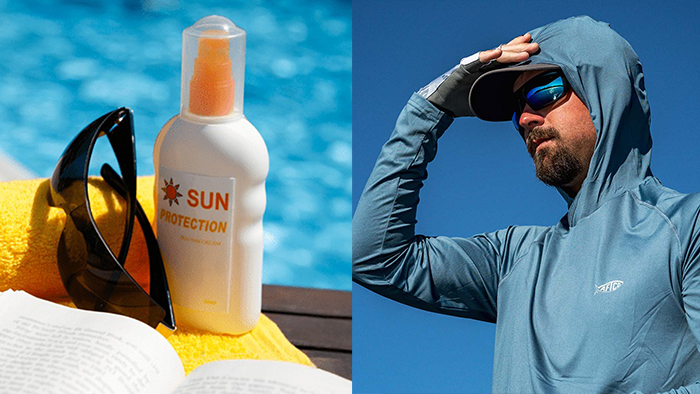 Trang phục sáng màu, thoáng khí cùng mũ rộng vành giúp giảm gánh nặng cho hệ tuần hoàn