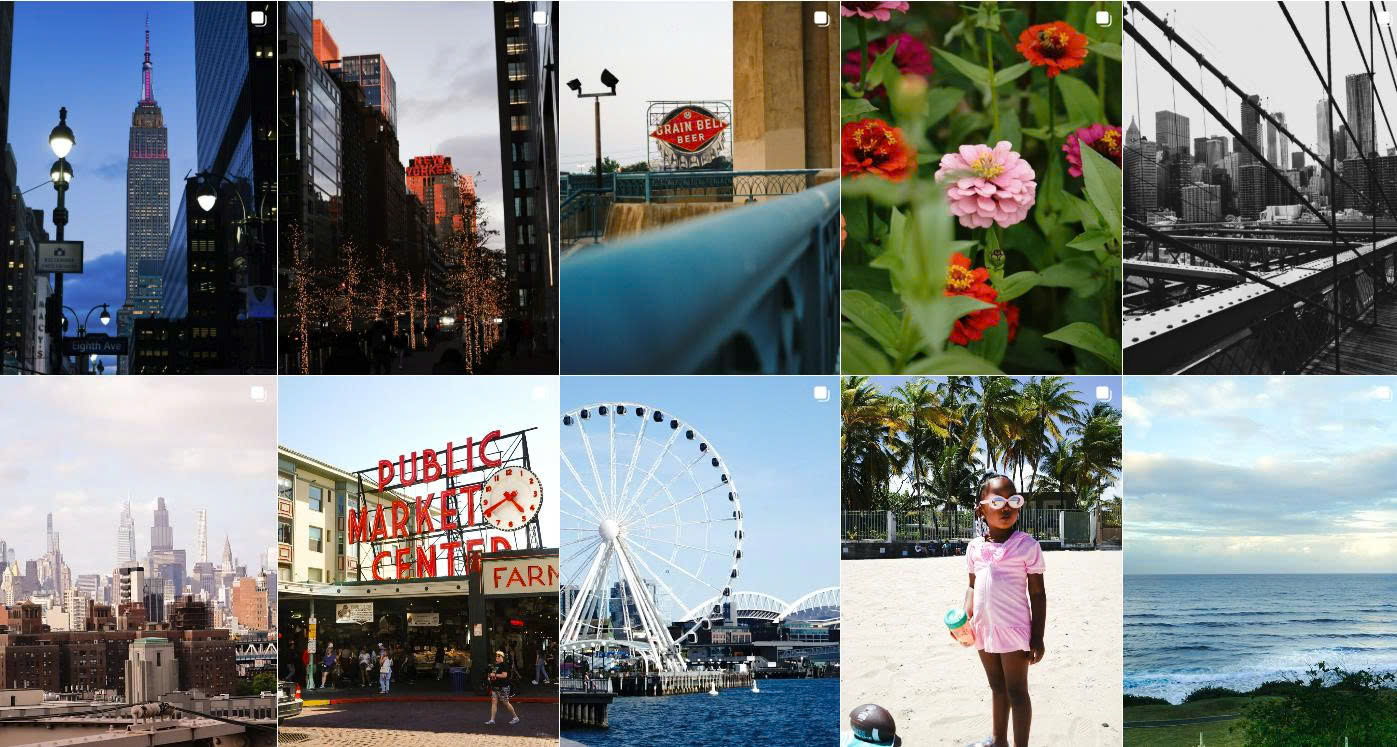 Những bức ảnh được Naz Hillmon chia sẻ trên mạng xã hội - Ảnh chụp màn hình