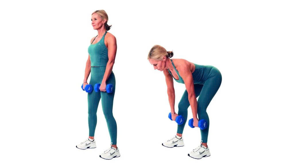 Bài tập tác động vào cơ mông và cơ đùi sau, giúp người chạy bộ giảm nguy cơ căng cơ, chấn thương đầu gối - Ảnh: Dorling Kindersley