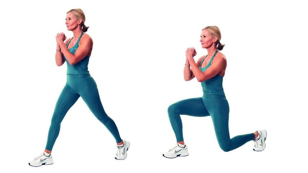 Bài tập hiệu quả cho cơ mông và cơ đùi trước, đồng thời cải thiện khả năng thăng bằng - Ảnh: Dorling Kindersley