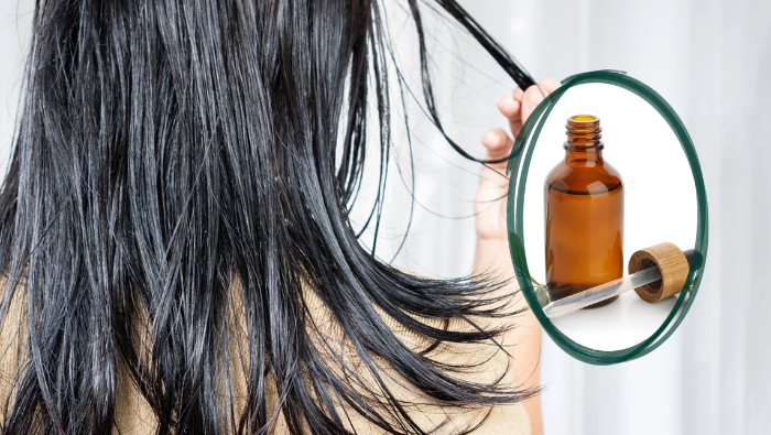 Tinh dầu tràm trà pha loãng giúp kiểm soát dầu thừa và mang lại cảm giác thông thoáng trên da đầu