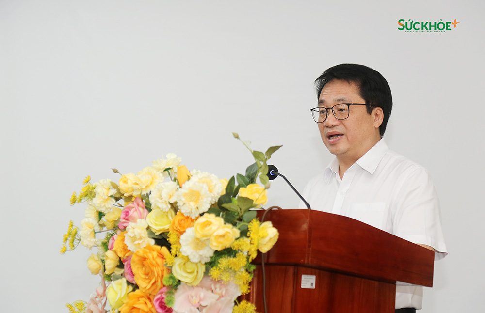 Ông Bùi Đức Lập - Phó Cục trưởng Cục An toàn thực phẩm (Bộ Y tế) phát biểu tại Hội thảo - Ảnh: Hiệp Nguyễn/sức khỏe+

