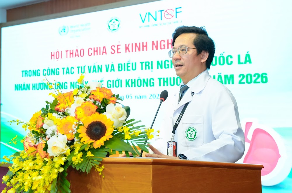 PGS.TS Vũ Văn Giáp – Phó Giám đốc Bệnh viện Bạch Mai phát biểu - Ảnh: BVCC.