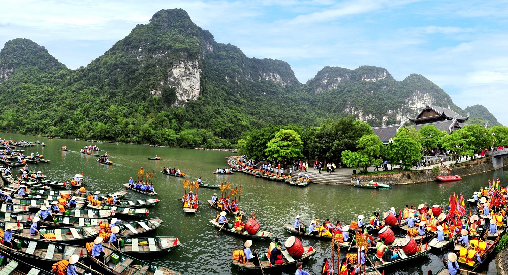 Khung cảnh sơn thủy mê đắm lòng người tại Quần thể danh thắng Tràng An - Ảnh: sodulich.ninhbinh.gov.vn