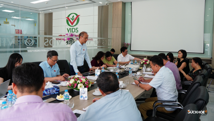 Ông Nguyễn Phương Tuấn, Phó Chủ nhiệm Ủy ban KH,CN&MT, Trưởng Đoàn công tác, kết luận buổi làm việc - Ảnh: Việt An