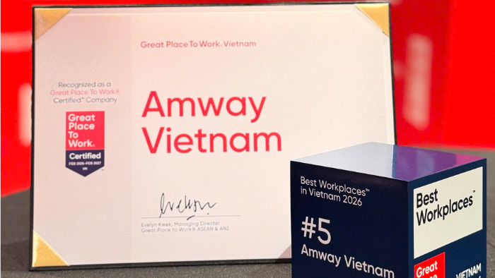 Ba năm liên tiếp đạt Great Place To Work® là minh chứng cho niềm tin nhân viên dành cho Amway Việt Nam.