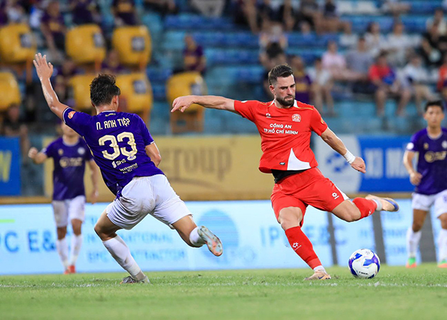 Chất lượng các trận đấu tại V.League mỗi ngày một được nâng cao hơn - Ảnh: VPF