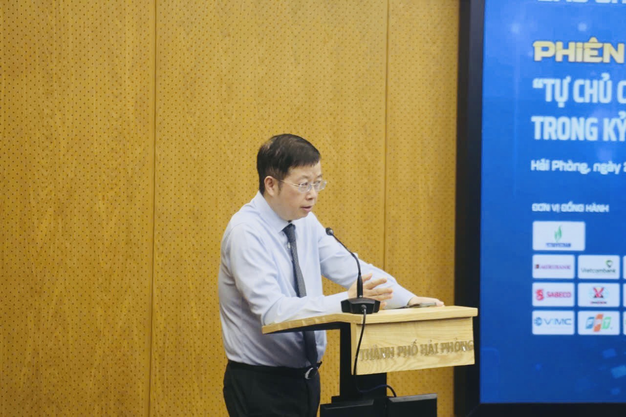 Ông Nguyễn Thanh Lâm nhấn mạnh vai trò dữ liệu với báo chí hiện nay - Ảnh: Đào Dung/Sức khỏe+