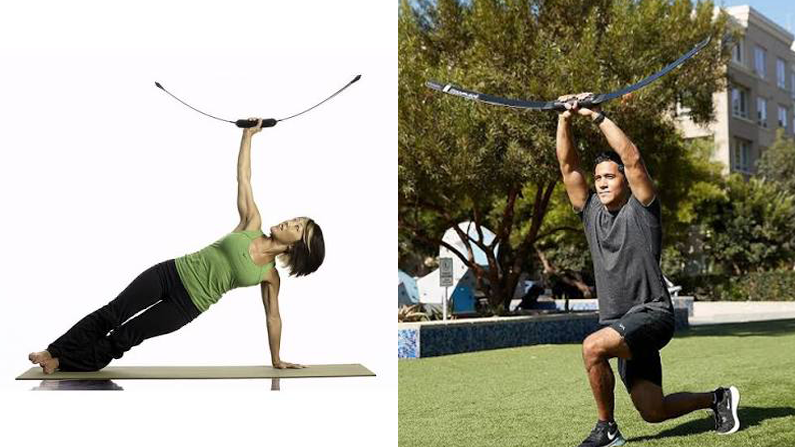 Bodyblade sử dụng nguyên lý quán tính và độ rung để kích thích cơ bắp co rút nhanh chóng