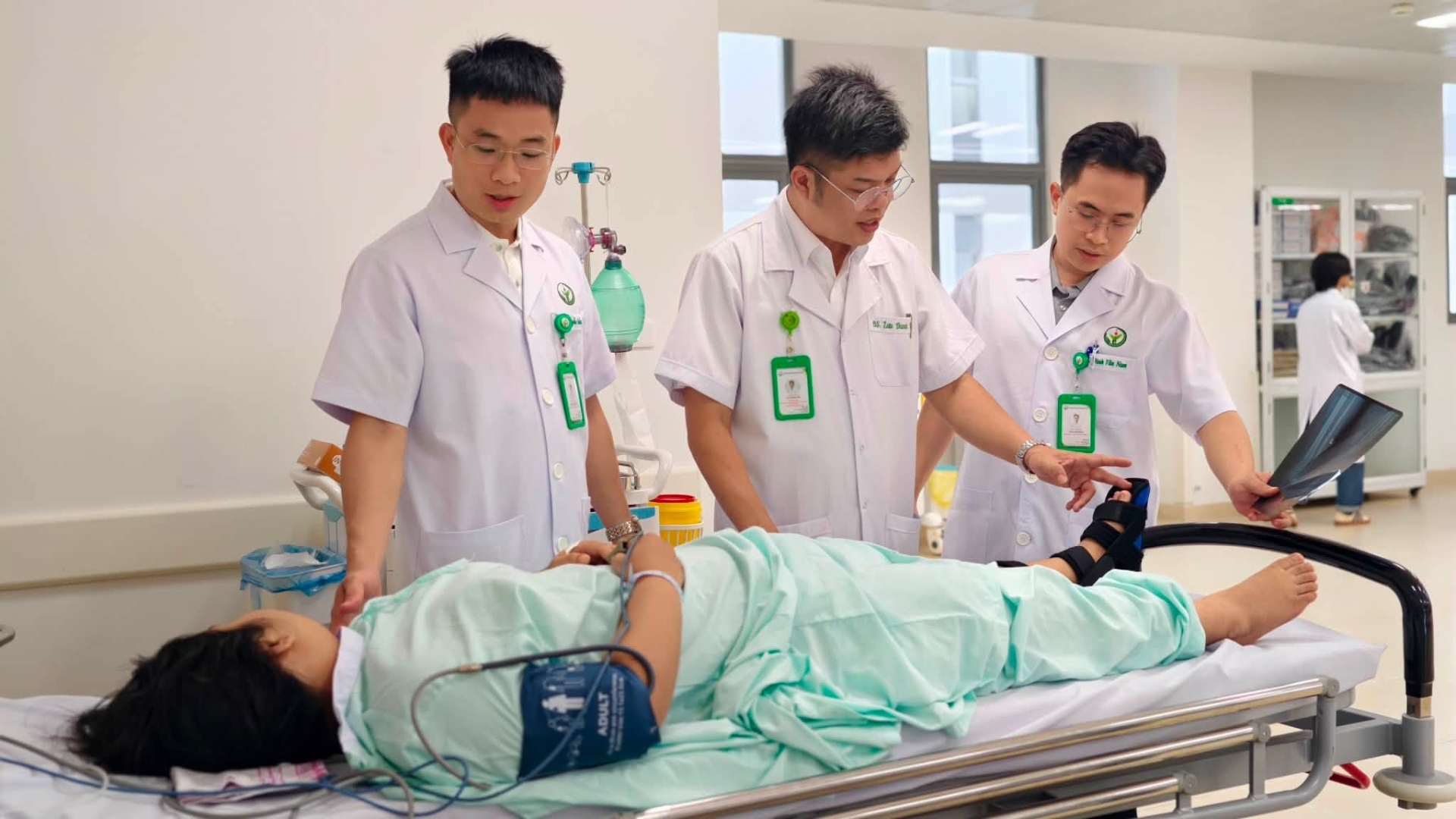 Ca mổ đầu tiên tại Bệnh viện Hữu nghị Việt Đức cơ sở Ninh Bình - Ảnh: BVCC.