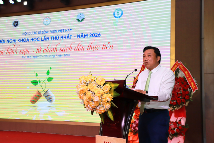 Phó Chủ tịch UBND tỉnh Phú Thọ Nguyễn Huy Ngọc phát biểu tại hội nghị.