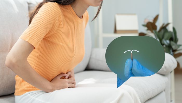 Đau bụng kinh sau khi đặt vòng tránh thai là hiện tượng thường gặp do tử cung co bóp để thích nghi với vòng