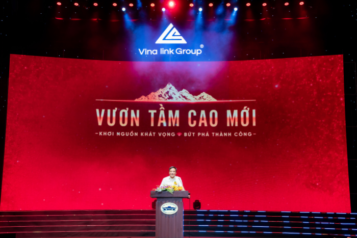 Chủ tịch HĐQT Vinalink Group - Ông Nguyễn Xuân Hoàng phát biểu khai mạc tại sự kiện.