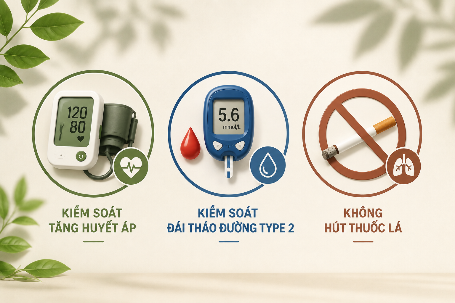 Kiểm soát tăng huyết áp, đái tháo đường type 2 và không hút thuốc lá góp phần giảm nguy cơ sa sút trí tuệ