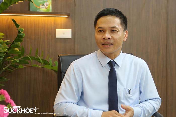 ThS.BS Vũ Quang Hưng, Trưởng khoa Tiếp nhận máu điểm cố định, Viện Huyết học - Truyền máu Trung ương giải đáp thắc mắc về điều kiện hiến máu tại tọa đàm  