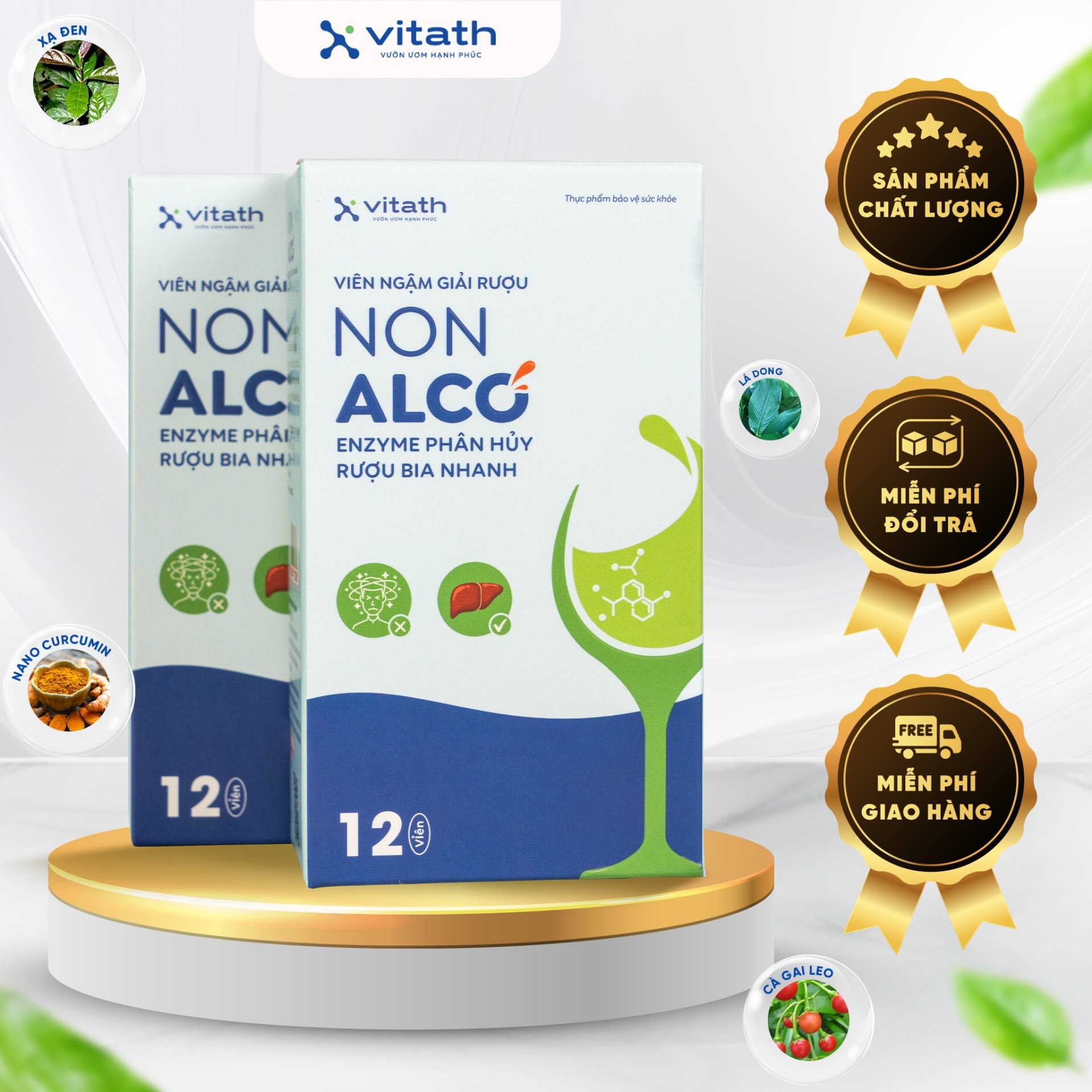sản phẩm viên ngậm giải rượu Non Alco chưa được cấp Giấy xác nhận nội dung quảng cáo và sử dụng hình ảnh bác sĩ để quảng cáo - Ảnh chụp màn hình
