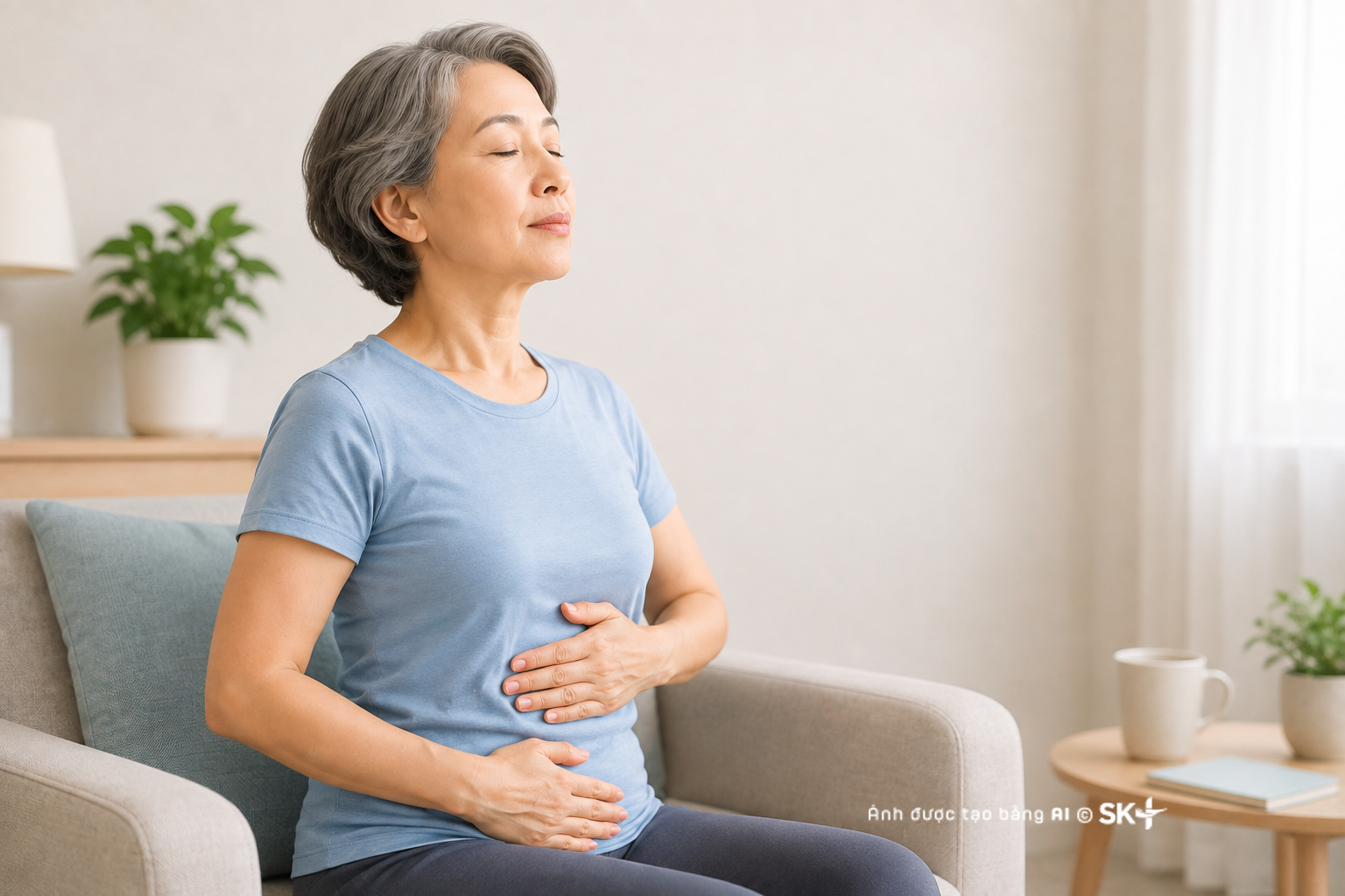 Bài tập thở giúp tăng cường hoạt động của cơ hoành