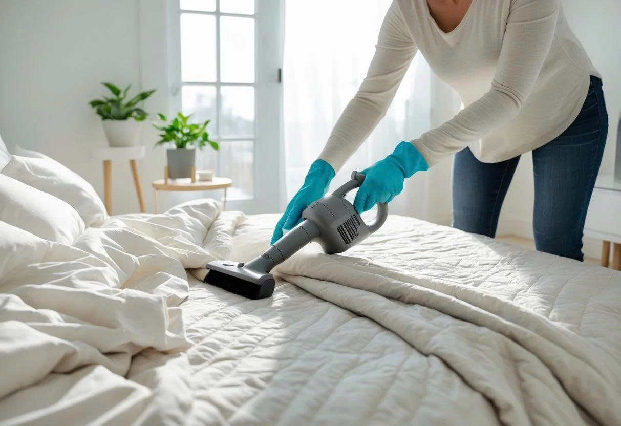 Hút bụi thường xuyên giúp giảm mạt bụi và hạn chế tác nhân gây dị ứng