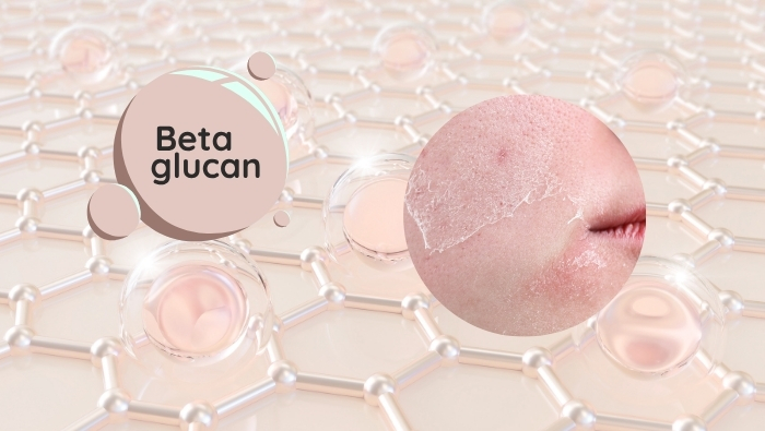 Nhờ đặc tính hút ẩm và giảm viêm, beta-glucan giúp củng cố hàng rào bảo vệ da