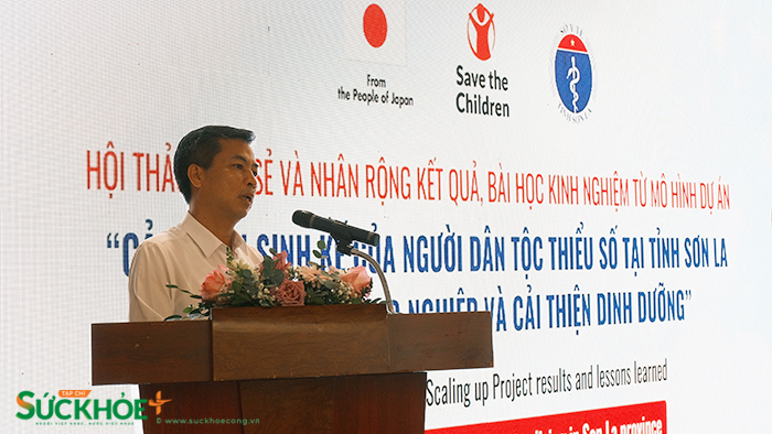 Ông Vương Đình Giáp, Giám đốc Chương trình, Save the Children Việt Nam cho biết khi cha mẹ có kiến thức dinh dưỡng tốt hơn, trẻ em sẽ được hưởng lợi về lâu dài - Ảnh: Vi Bùi/Sức khoẻ+