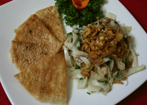 Thanh mát gỏi mít non