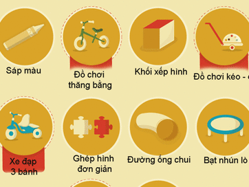 Đồ chơi giúp trẻ phát triển kỹ năng vận động