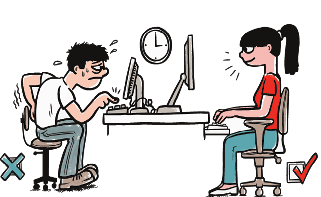 Vì đâu đau lưng? Tư thế sai mà thôi!