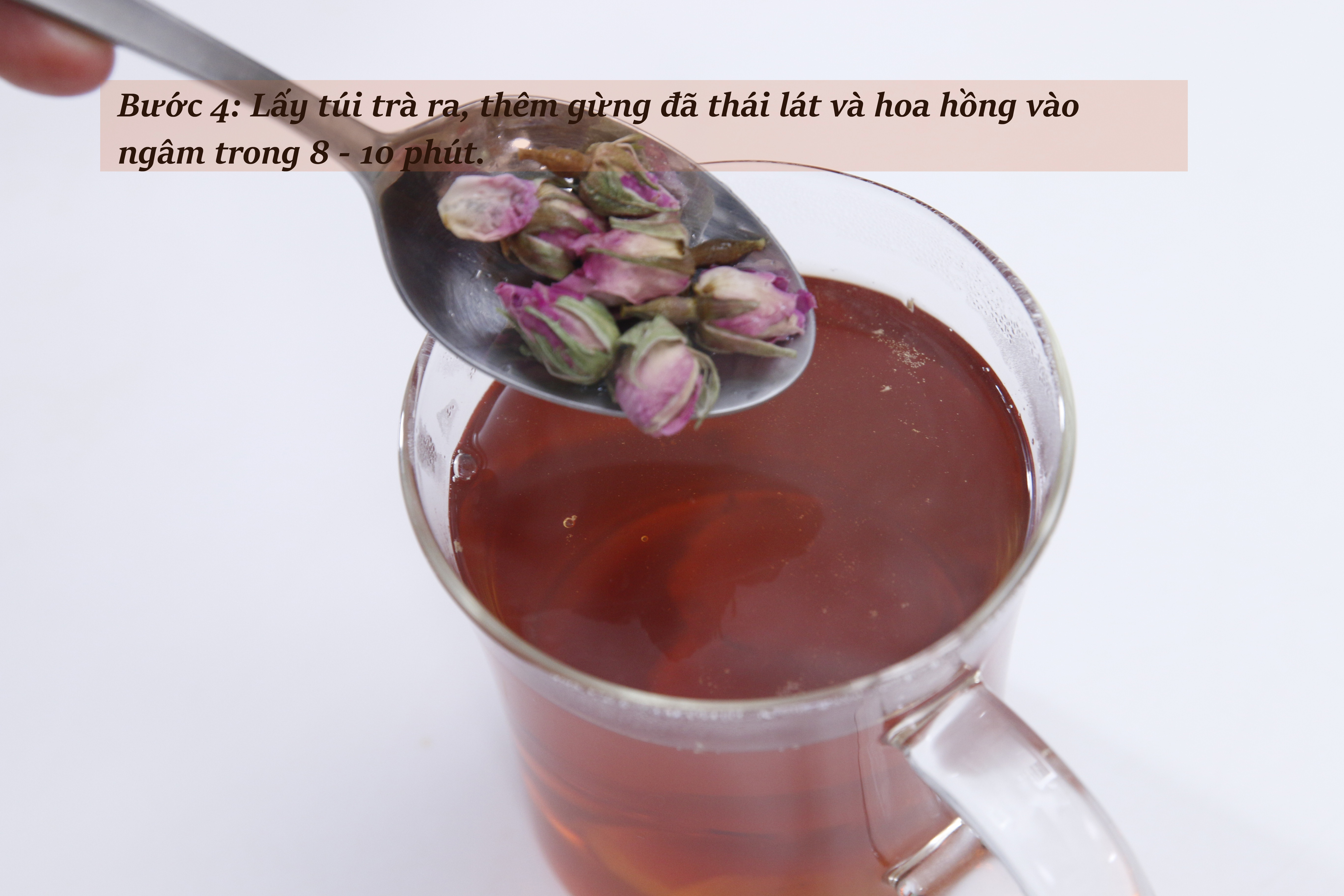 Tự làm trà hoa hồng, mật ong ấm lòng ngày mưa gió - Ảnh 6