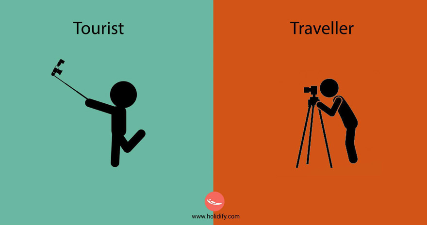 Nhìn vào chùm ảnh minh họa này, bạn sẽ biết mình là tourist hay traveller - Ảnh 2