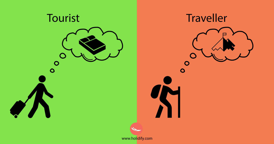 Nhìn vào chùm ảnh minh họa này, bạn sẽ biết mình là tourist hay traveller - Ảnh 12