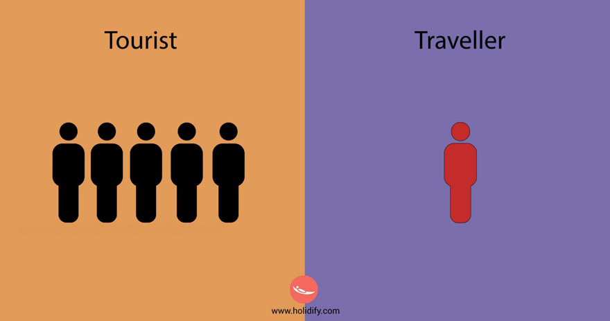 Nhìn vào chùm ảnh minh họa này, bạn sẽ biết mình là tourist hay traveller - Ảnh 4