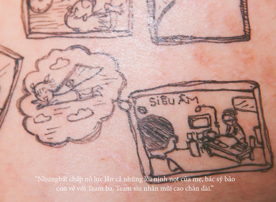 Ngắm bộ ảnh siêu ngọt ngào của ông bố Việt vẽ trên bụng bầu vợ - Ảnh 17
