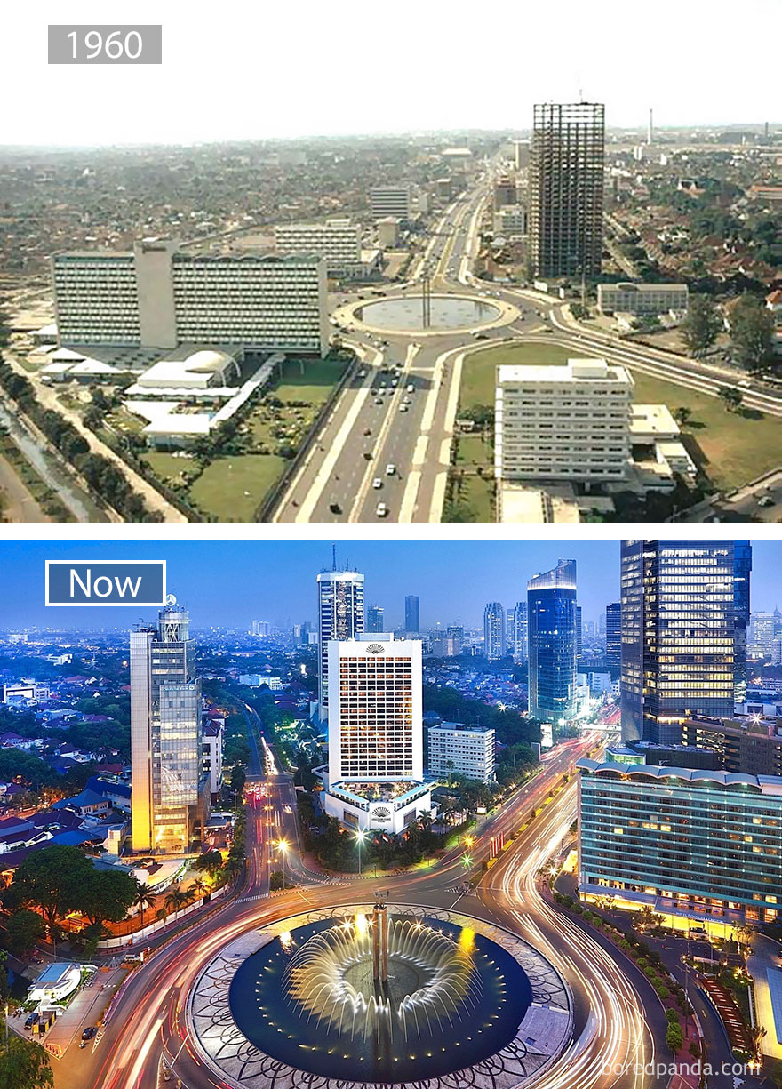 Chỉ sau hơn 5 thập kỷ, thủ đô Jakarta của Indonesia ngày càng hiện đại hóa