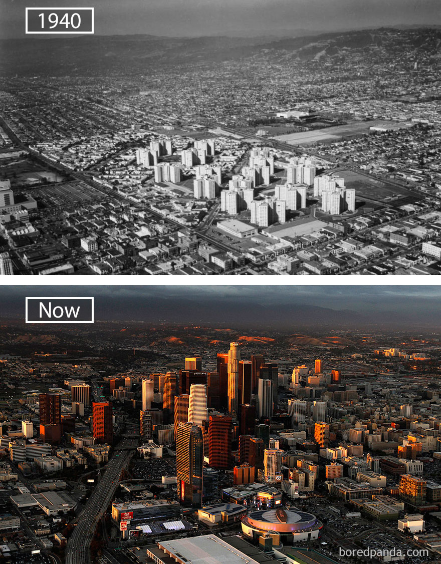Có lẽ sự khác biệt duy nhất ở Los Angeles – Mỹ là những tòa nhà ngày một cao hơn và mật độ dày đặc hơn.
