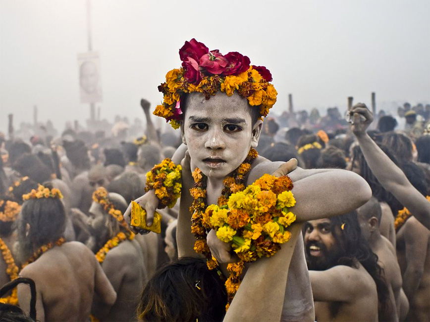 Lễ hội Kumbh Mela – Allahabad, India - Ảnh: Greg Vore