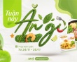 Tham khảo thực đơn thay đổi bữa cơm gia đình cả tuần