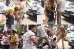 Hà Nội: Công chức tung cước khiến cảnh sát bay cả súng xuống đường?
