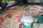Kinh hoàng hàng trăm kg bì lợn thối tuồn về Hà Nội